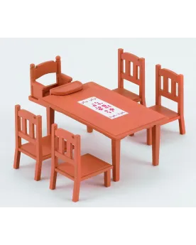 TABLE DE REPAS SYLVANIAN  Cette table rectangulaire est fournie ave...
