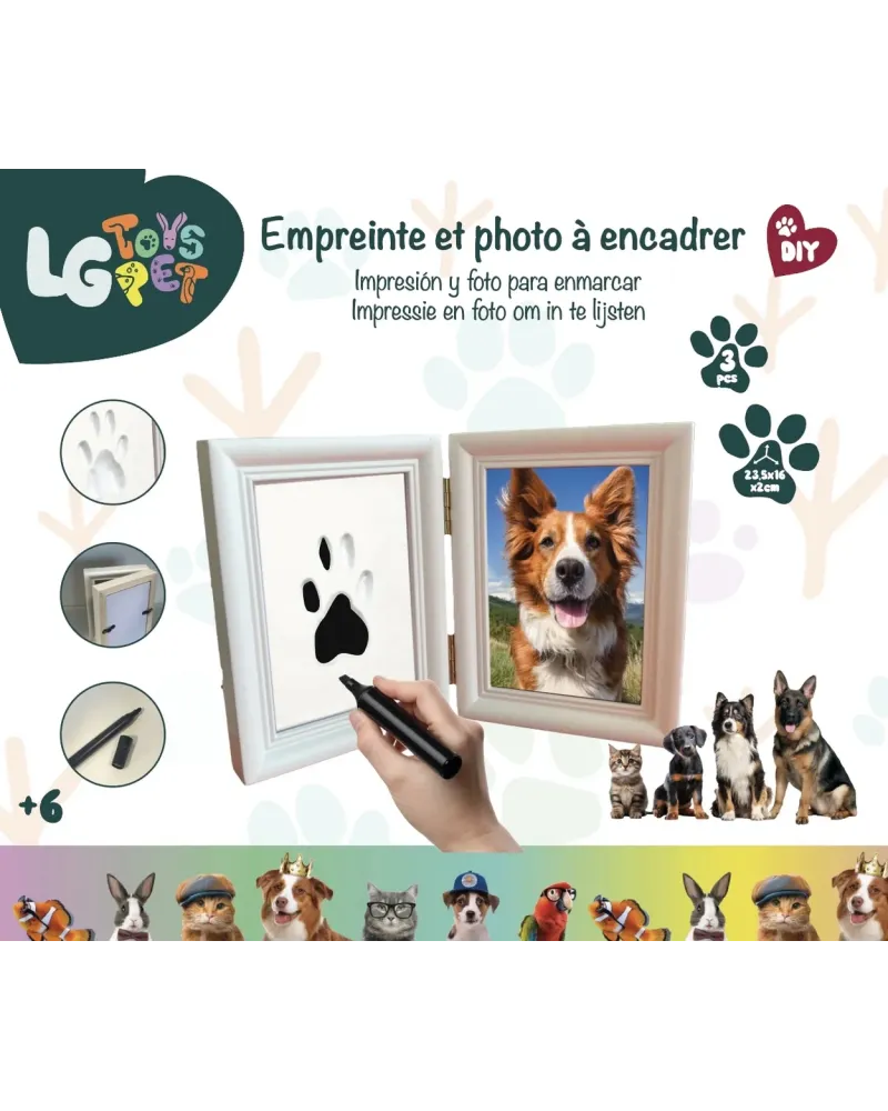 TOY PET EMPREINTE ET PHOTO A ENCADRER
