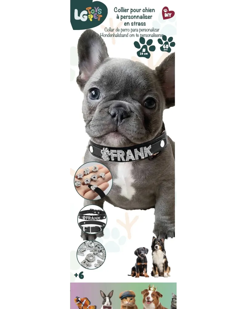 TOY PET COLLIER PETIT/MOYEN PERSONNALISE
