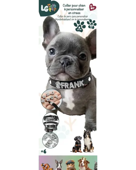 TOY PET COLLIER PETIT/MOYEN PERSONNALISE