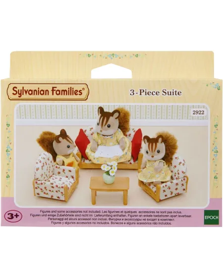 CANAPE/2 FAUTEUILS/TABLE SYLVANIAN  Ce set d'ameublement pour le sa...