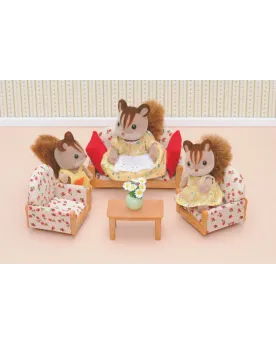 CANAPE/2 FAUTEUILS/TABLE SYLVANIAN  Ce set d'ameublement pour le sa...