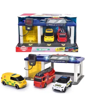 CASERNE + 3 VEHICULES DE SECOURS