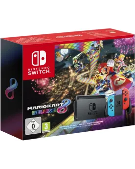 SWITCH CONSOLE + MK8 DELUXE PHYS.