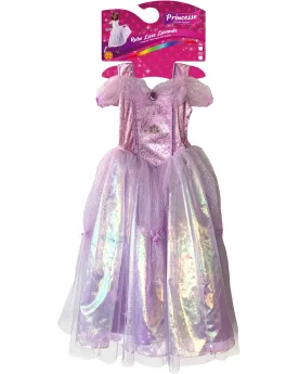 COST. LUXE PRINCESSE LAVANDE 5/6 ANS  Tiare et gants inclus. Taille...