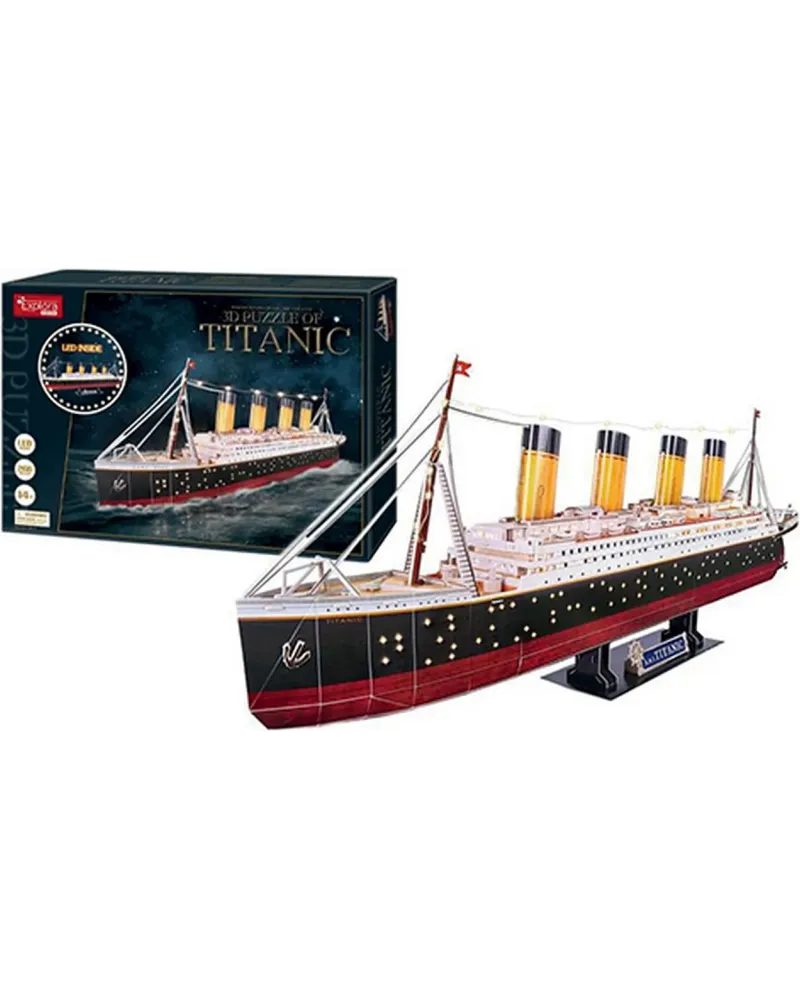 3D TITANIC ILLUMINE 88CM 266 PCES  266 pièces. 88 cm. MGM540051  Âg...