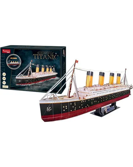 3D TITANIC ILLUMINE 88CM 266 PCES  266 pièces. 88 cm. MGM540051  Âg...