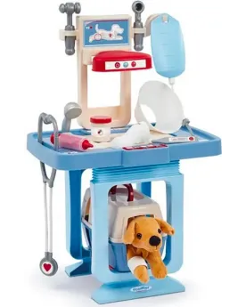 CLINIQUE VETERINAIRE   Un chien en peluche à soigner à l'aide des 1...