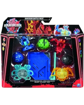 BAKUGAN PACK 5 BAKUGAN SAISON 5  Contient : 3 Bakugan, 2 Bakugan Sp...