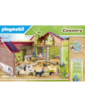 FERME AVEC PANNEAUX SOLAIRES   PMB71304 PLAYMOBIL Âge Minimum: 4A -...