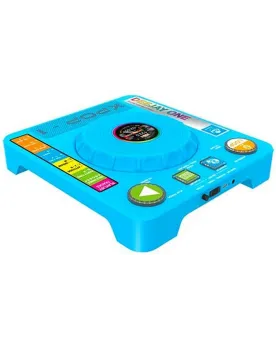 PLATINE VINYLE DEEJAY NOIRE + ENCEINTE
