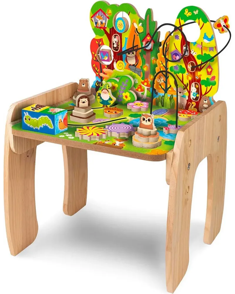 MONTESSORI TABLE MULTI ACTIVITES BOIS