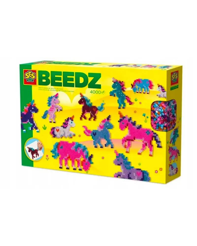 BOITE 4000 PERLES A REPASSER LICORNE