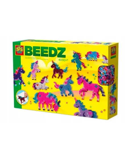 BOITE 4000 PERLES A REPASSER LICORNE