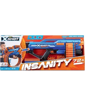 XSHOT INSANITY MEGA BARREL+72 FLECHETTES Grâce à ses trois unités d...