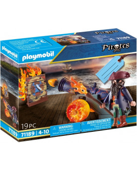 PIRATE ET CANON DE FEU
