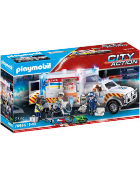 AMBULANCE AVEC SECOURISTES...