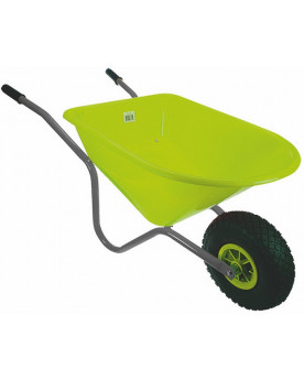 BROUETTE METAL/PVC VERTE/GRISE