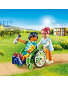 PATIENT EN FAUTEUIL ROULANT