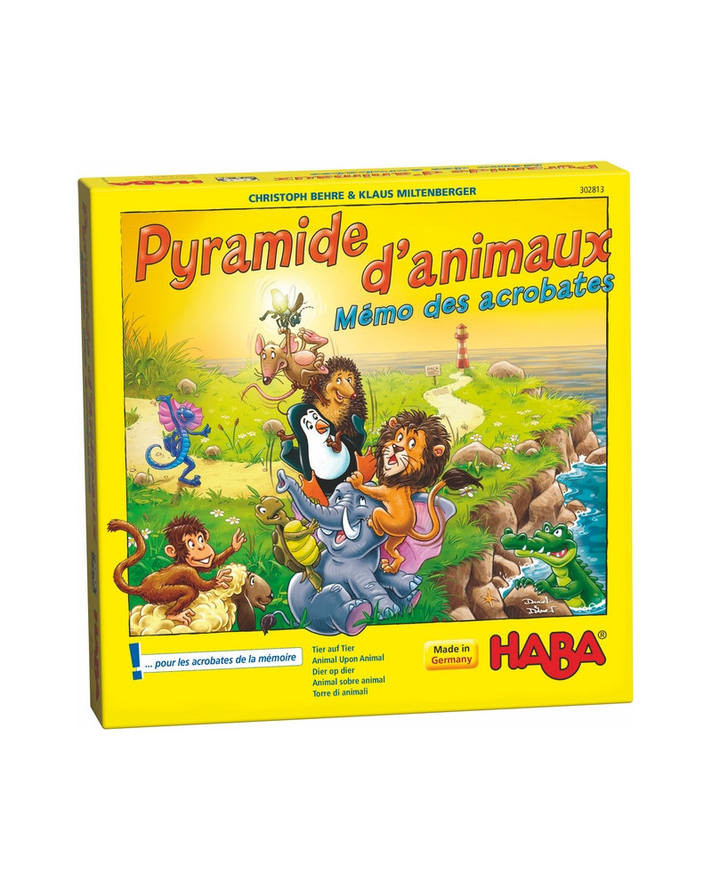 PYRAMIDE D ANIMAUX-MEMO DES ACROBATES