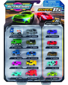 MICRO MACHINES PACK DE 15