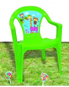 CHAISE VERTE ANIMAL