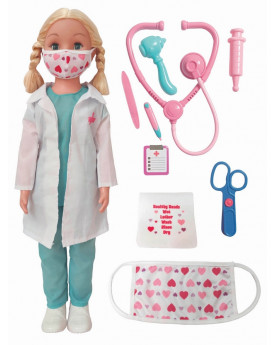 POUPEE DOCTEUR + ACCESSOIRES