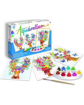 AQUARELLUM CERFS ENCHANTES