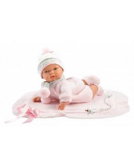 BEBE JOELLE 38CM + COUVERTURE
