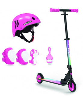 SCOOTER ROSE ALU ROUES...