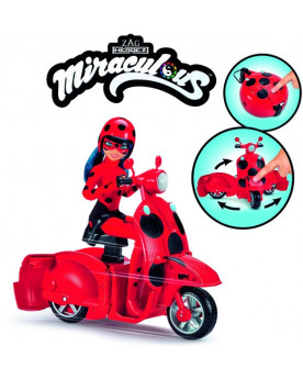 MIRACULOUS LADY BUG + SCOOTER