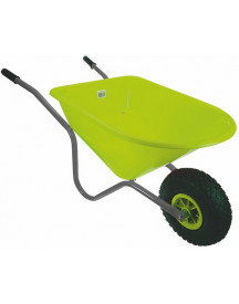 BROUETTE METAL/PVC VERTE/GRISE
