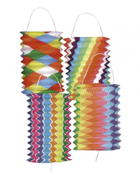 LAMPION MULTICOLORE ALLONGE