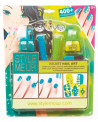 VERNIS VELOURS ASS VIOLET/ROSE/VERT