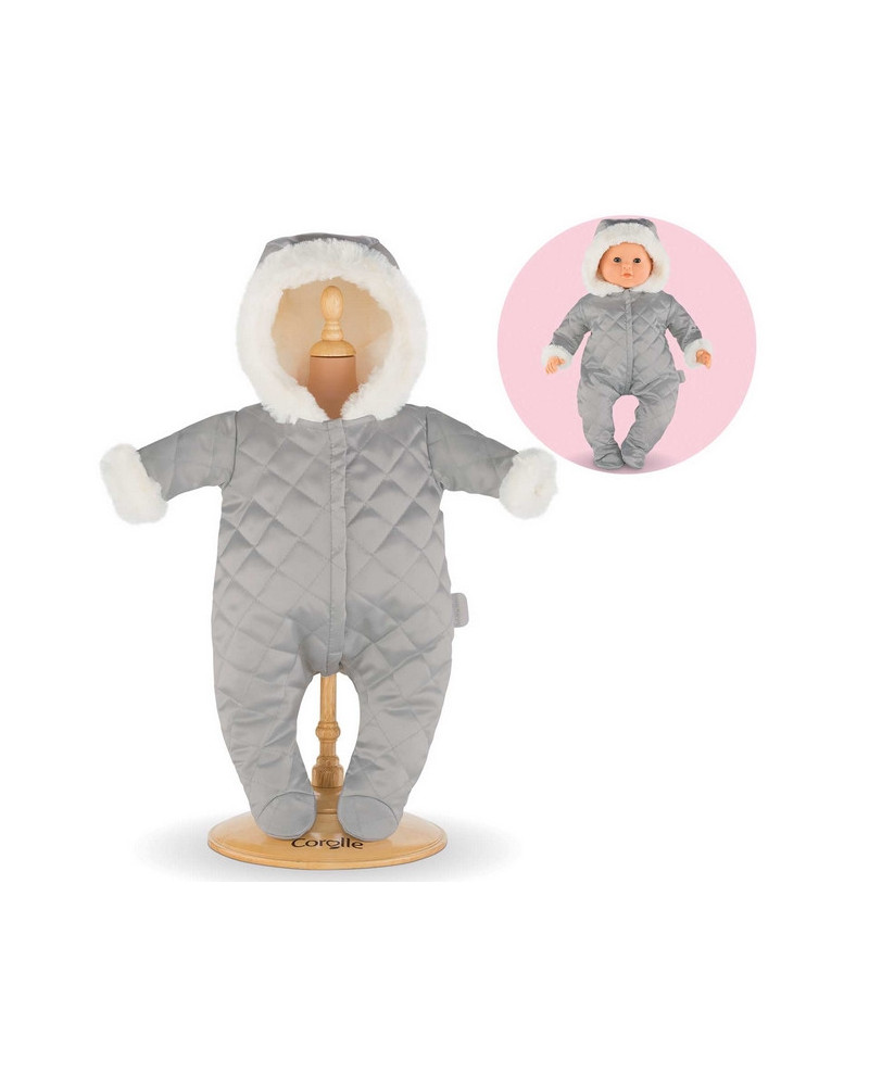 COMBINAISON HIVER GRIS POUR BEBE 42CM