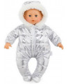 COMBINAISON HIVER GRIS POUR BEBE 42CM
