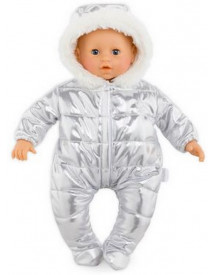 COMBINAISON HIVER GRIS POUR BEBE 42CM