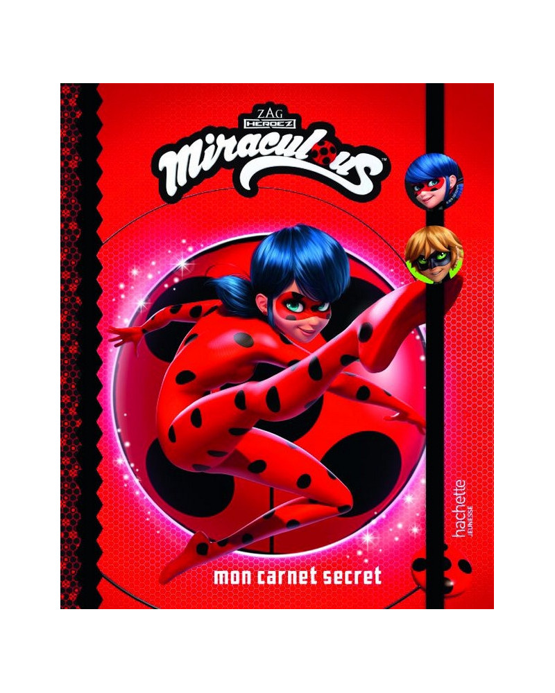 MIRACULOUS MON CARNET SECRET AVEC BADGES