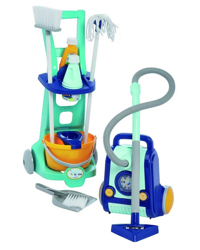 CHARIOT MENAGE + ASPIRATEUR