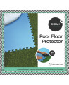 8 DALLES PISCINE 50x50x1CM BLEU