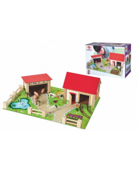 FERME EN BOIS 26 PCES