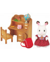FILLE LAPIN CHOCOLAT/BUREAU