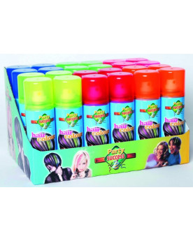 LAQUE CHEVEUX FLUO 6 COUL....