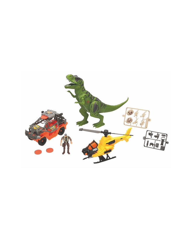 LA VENGEANCE DU TREX + JEEP + HELICO