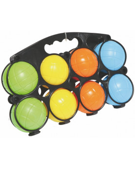 8 BOULES PETANQUE PLASTIQUE