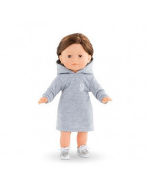 MA COROLLE ROBE SWEAT A CAPUCHE