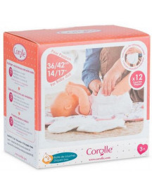 PAQUET DE 12 COUCHES POUR BB 36&42CM
