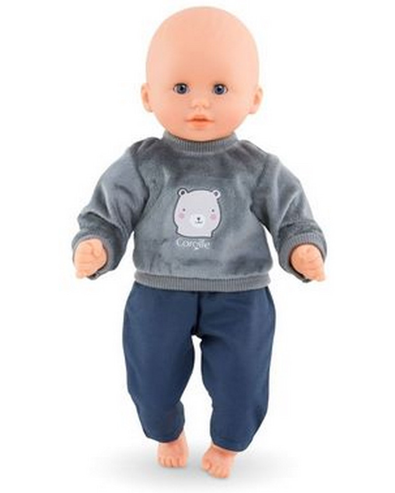 SWEAT VELOUR OURSON BEBE 30CM