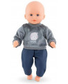 SWEAT VELOUR OURSON BEBE 30CM