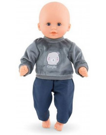 SWEAT VELOUR OURSON BEBE 30CM